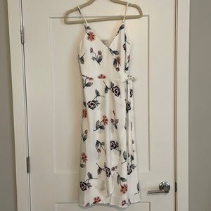 Loft Wrap Midi Dress